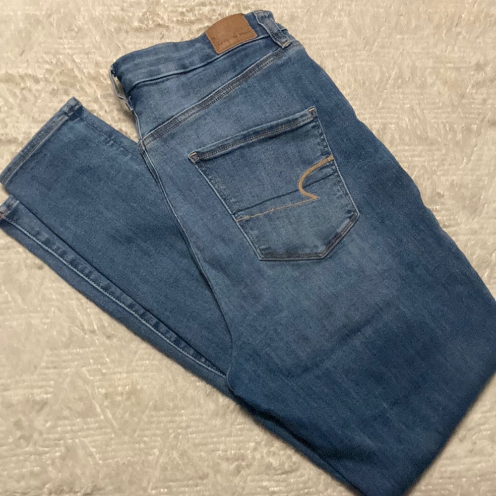 American Eagle Curvy Highrise Jeans-Long